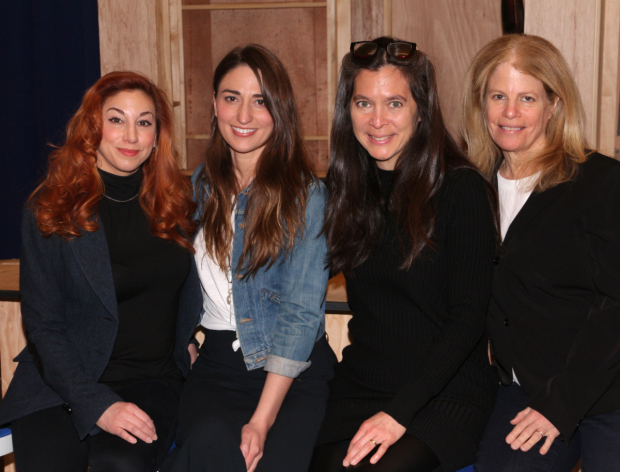 The Waitress musical all-female creative team: Lorin Latarro, Sara Bareilles, Diane Paulus and Jessie Nelson.
