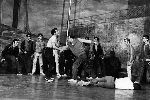 The stabbing scene of one of our listed masculine musicals.
