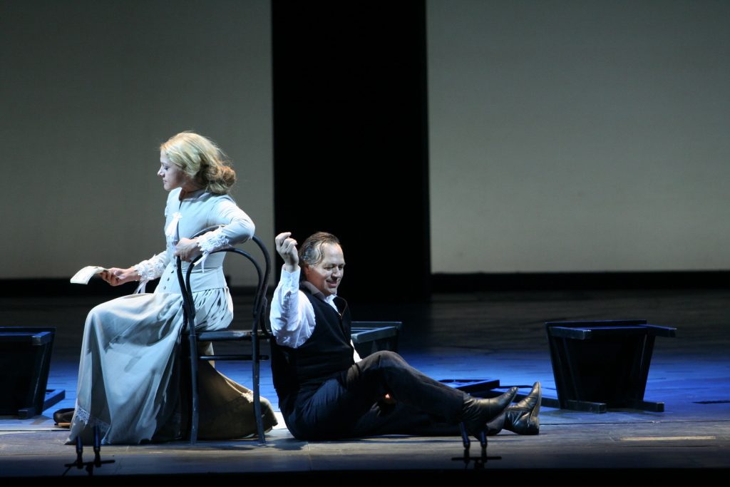 Sergei Prokofiev's The Gambler, a classic piece performed at the Mariisnky Theatre.