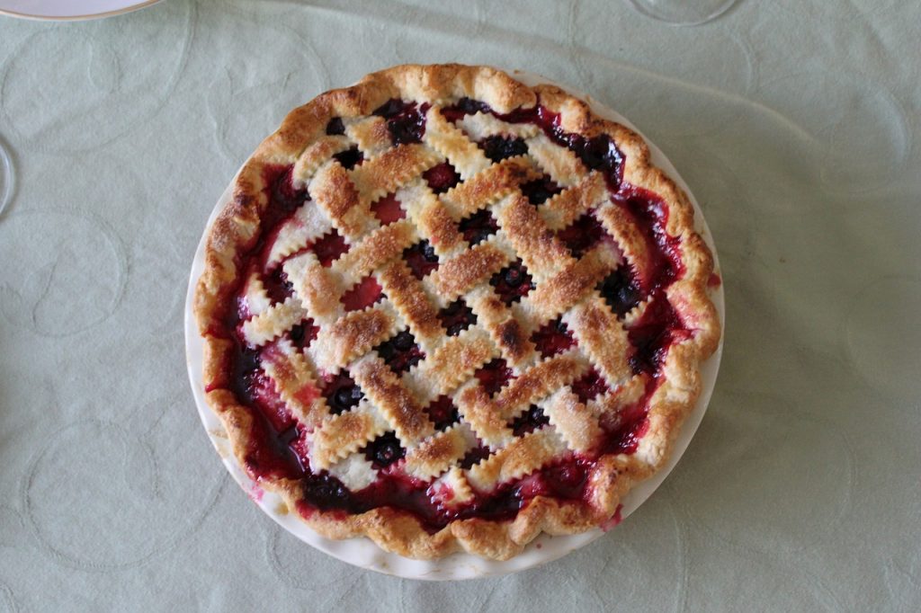 Freshly-baked pies are always used as props for the Waitress musical.